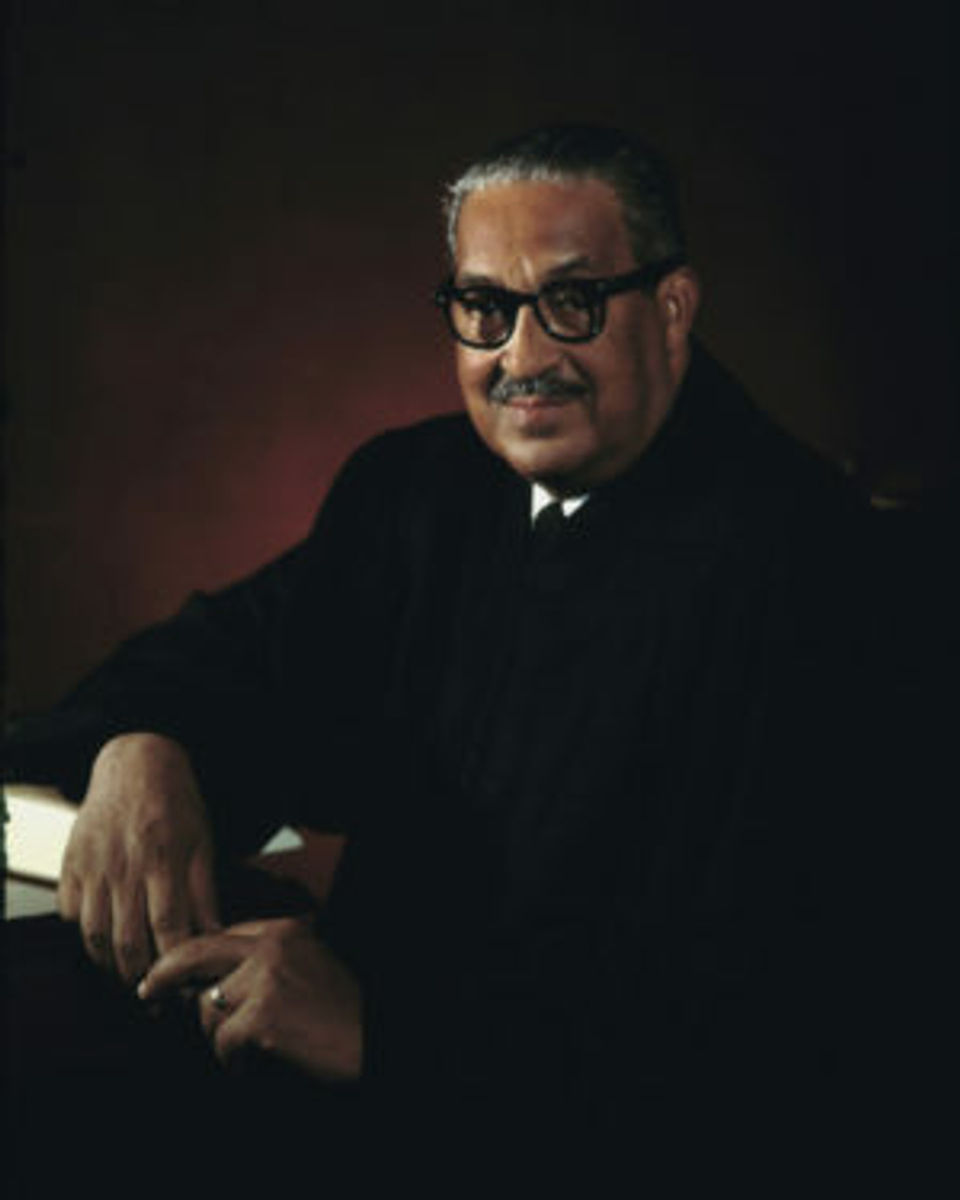 Supreme Court Justice and African American Freemason Thurgood Marshall