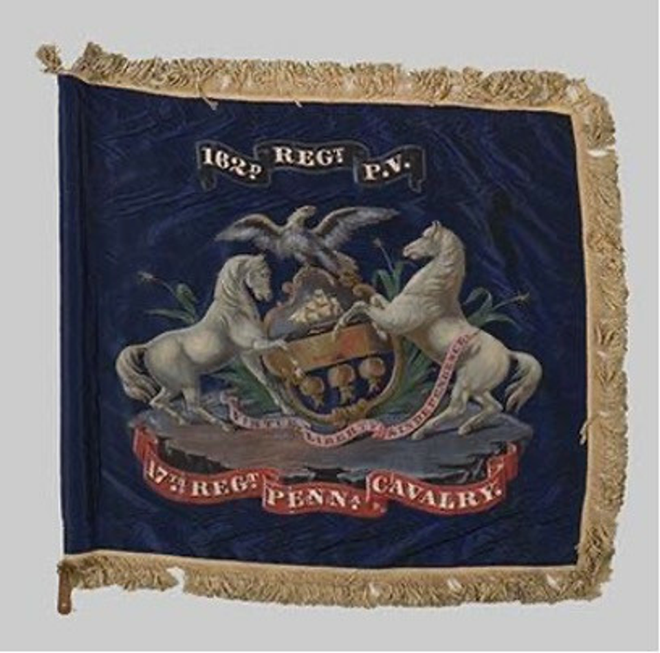 The 17th Pennsylvania Cavalry flag