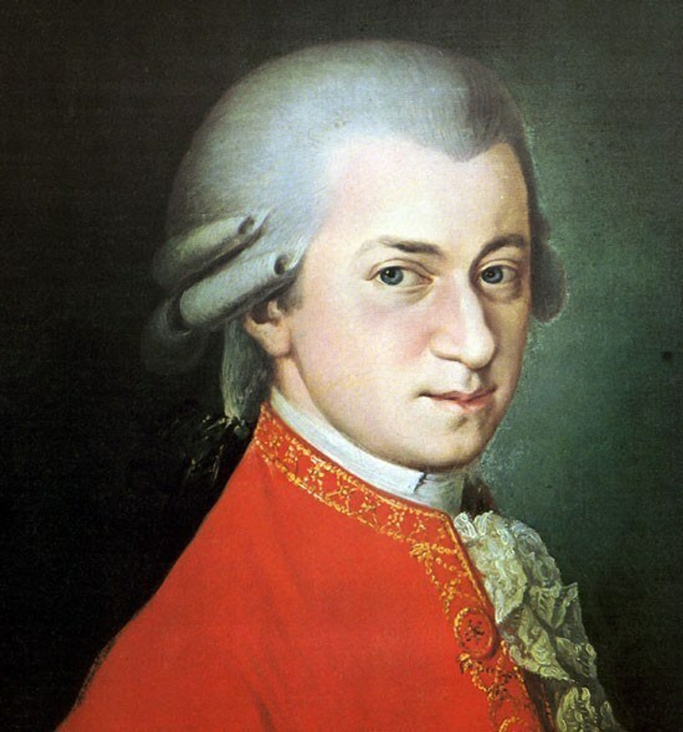 Wolfgang Amadeus Mozart; Portrait by Barbara Krafft