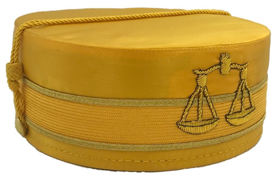 An example of a Scottish Rite cap representing The Council of Princes of Jerusalem.