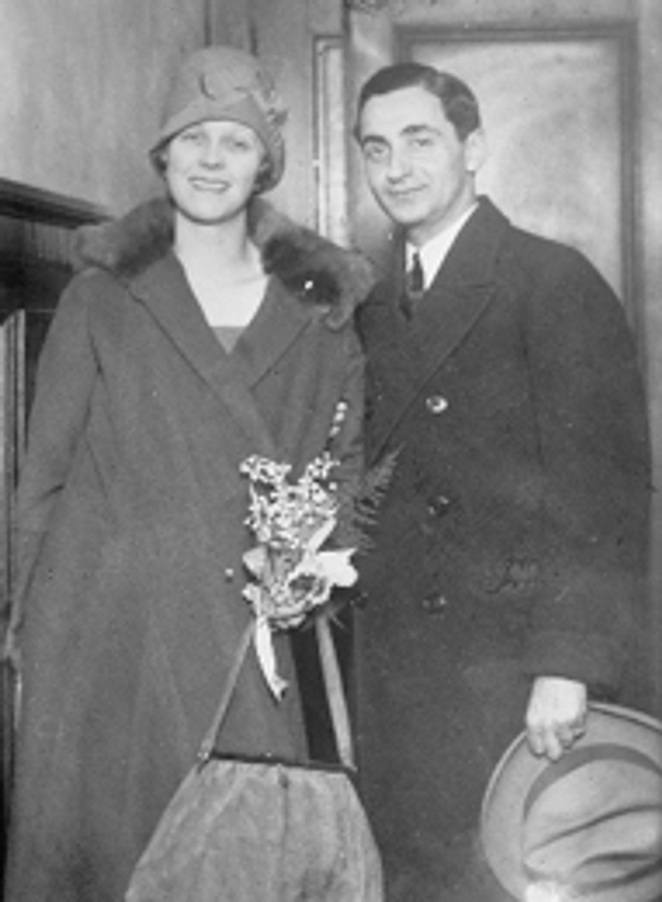 Irving and his second wife, Ellen. Circa 1920.