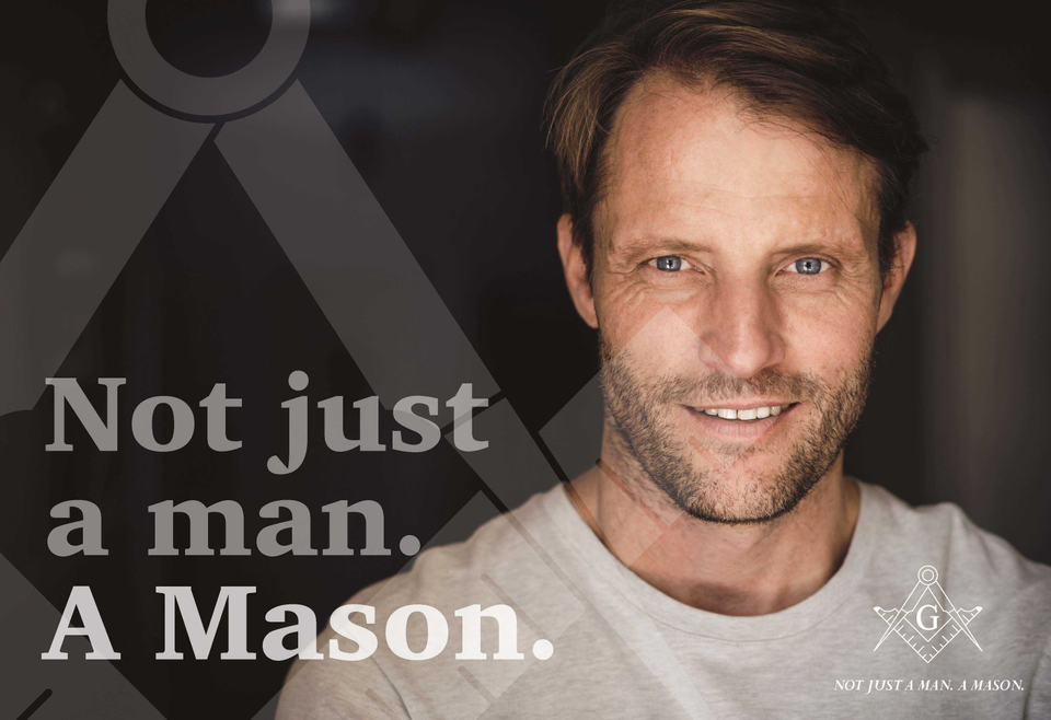 Not Just a Man. A Mason.