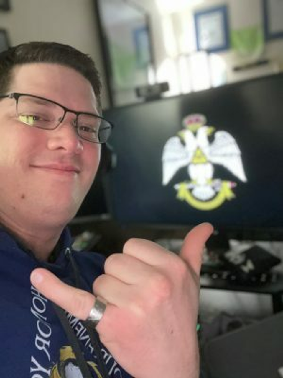Brother Justin Fleming attends Scottish Rite Virtual Reunion