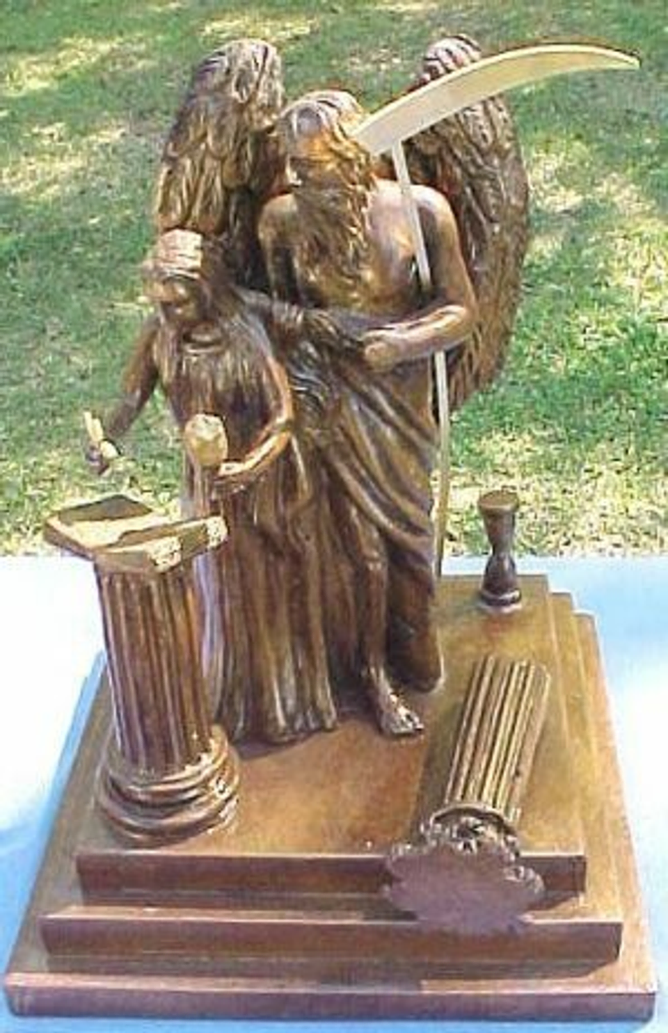 Father Time and weeping virgin state (PheonixMasonry.org)