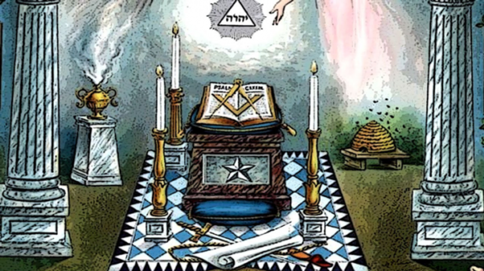 Masonic tracing and trestle boards teach Masons about the early history and rituals of our fraterntiy