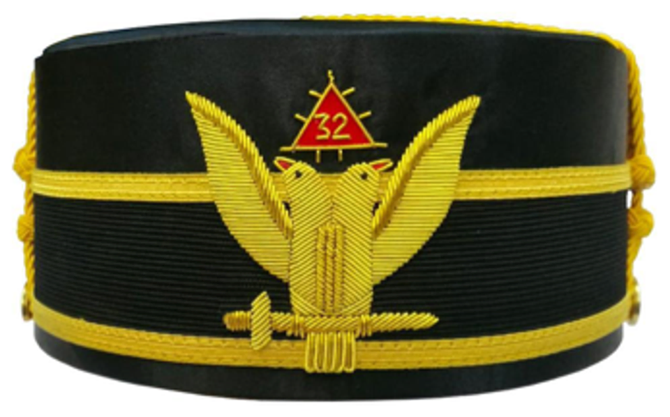 Scottish Rite cap with double headed eagle