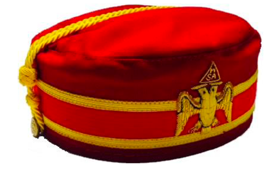 The Scottish Rite cap for the Meritorious Service Award.
